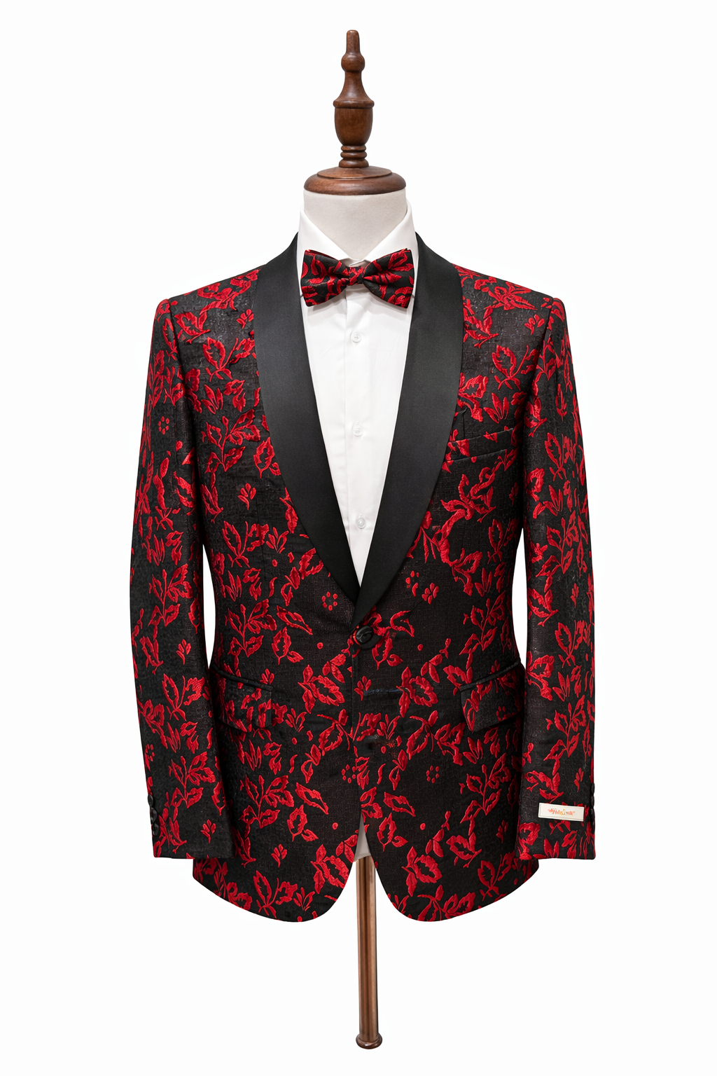 Red/Black Tux Blazer