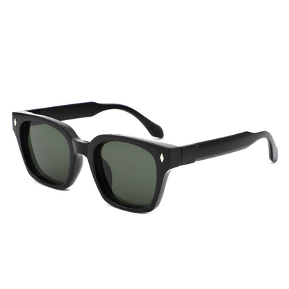 Chunky Retro Fashion Vintage Inspired Square Sunglasses