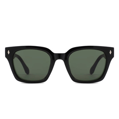 Chunky Retro Fashion Vintage Inspired Square Sunglasses