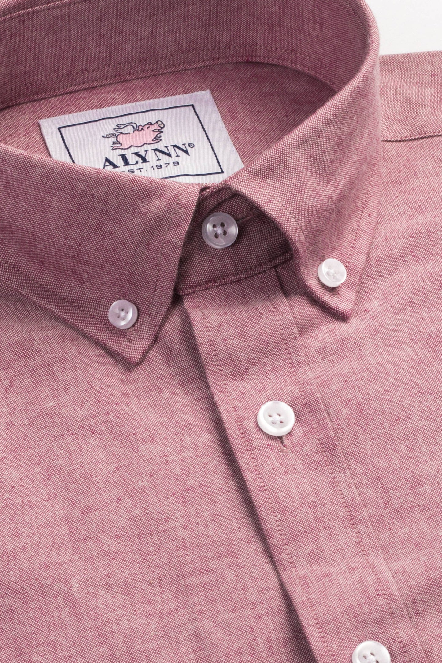 Lucas Casual Untuckable Slim Fit Dress Shirt Red Alynn