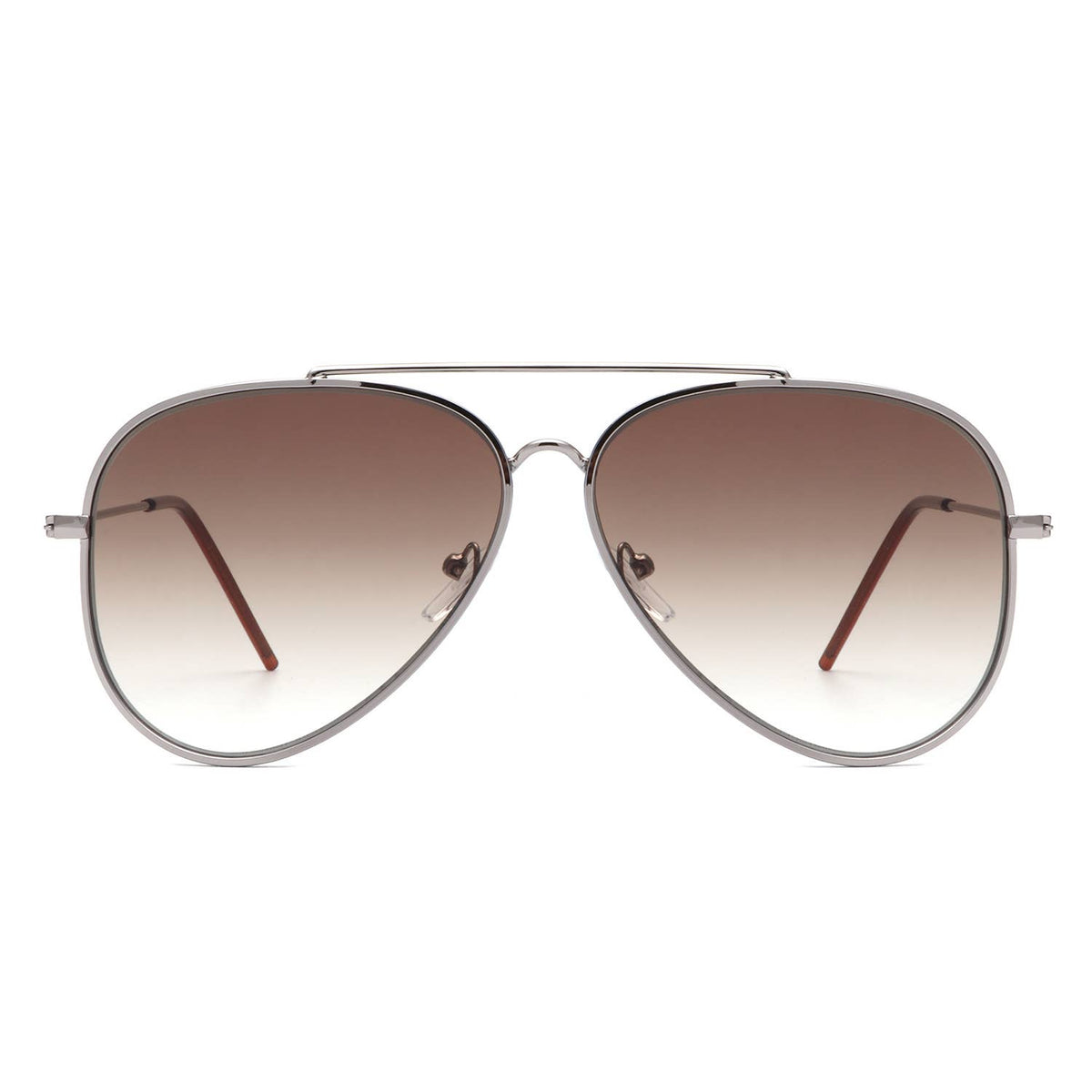 Classic Brow-Bar Retro Fashion Aviator Sunglasses