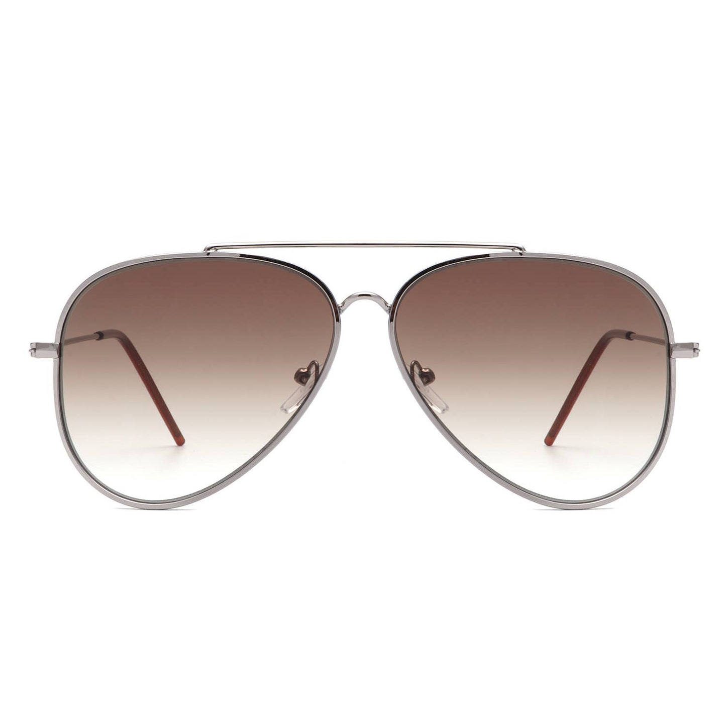 Classic Brow-Bar Retro Fashion Aviator Sunglasses