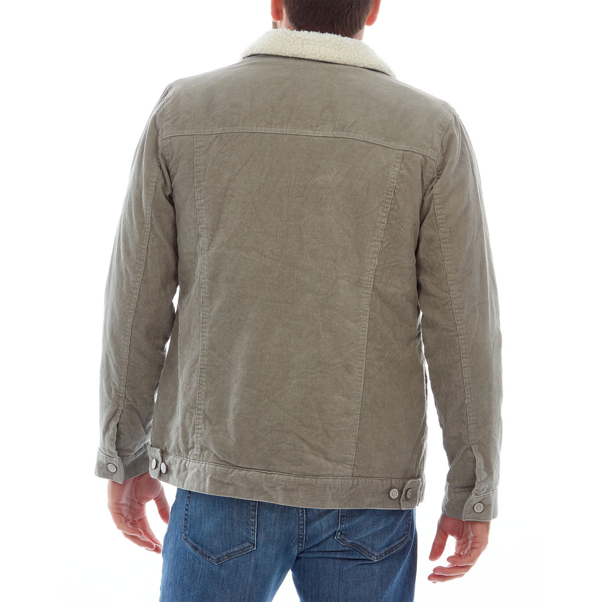 Corduroy Trucker Sherpa Jacket