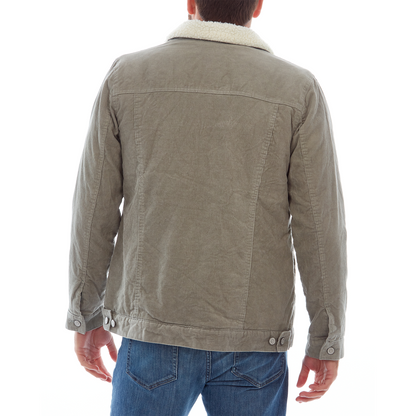 Corduroy Trucker Sherpa Jacket