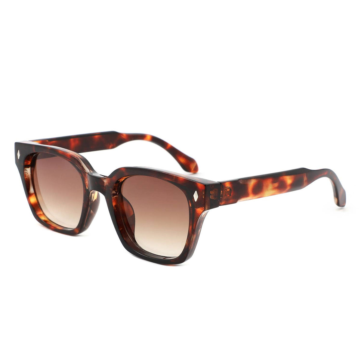Chunky Retro Fashion Vintage Inspired Square Sunglasses