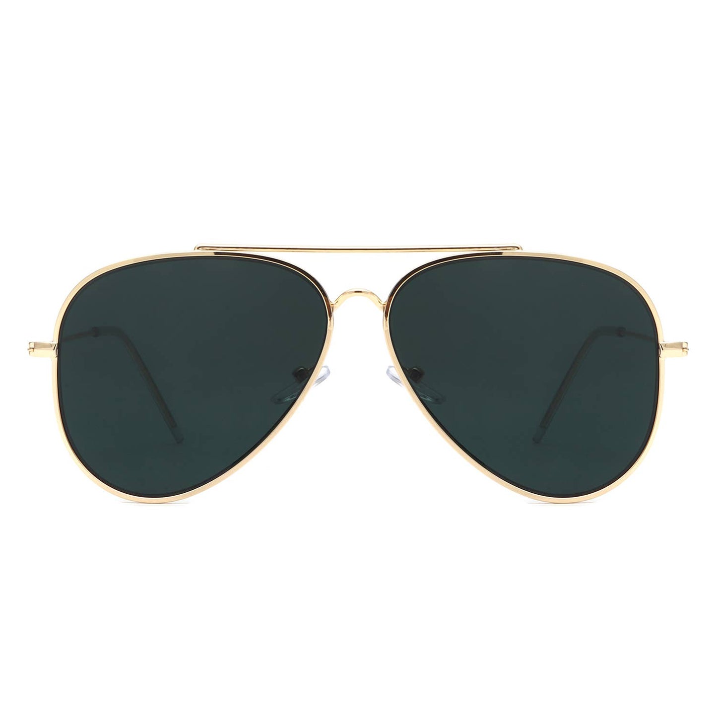 Classic Brow-Bar Retro Fashion Aviator Sunglasses