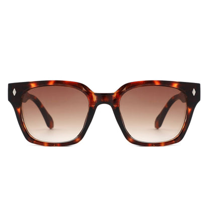 Chunky Retro Fashion Vintage Inspired Square Sunglasses