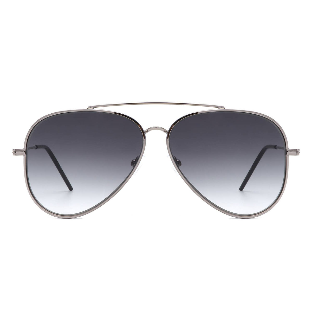 Classic Brow-Bar Retro Fashion Aviator Sunglasses
