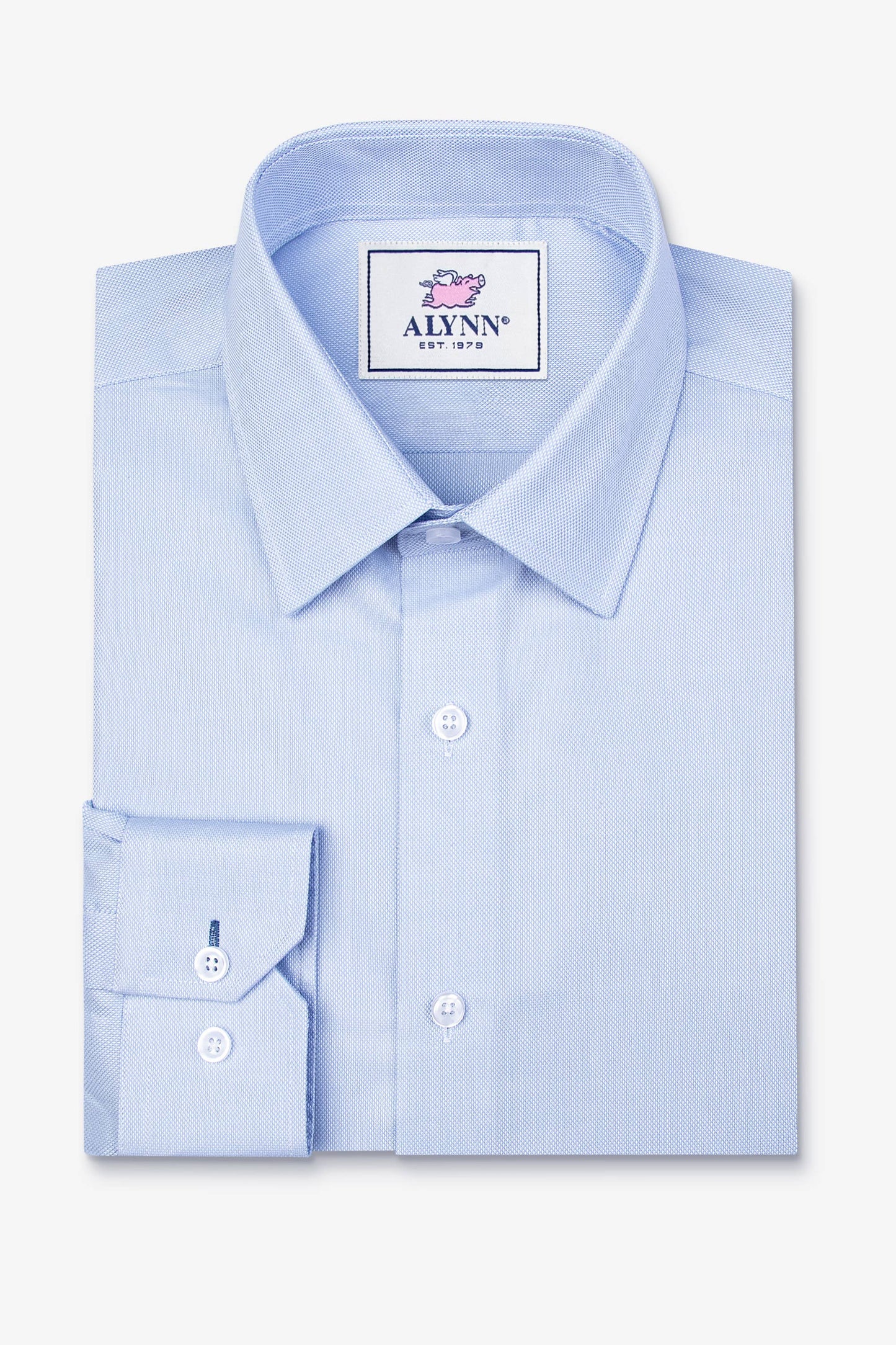 Elijah Slim Fit Light Blue Dress Shirt by Alynn