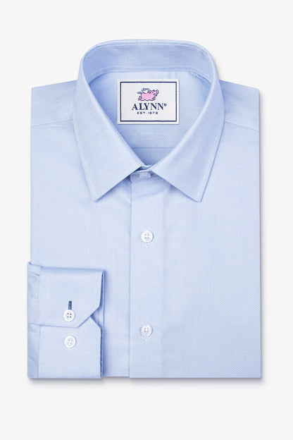 Elijah Slim Fit Light Blue Dress Shirt by Alynn