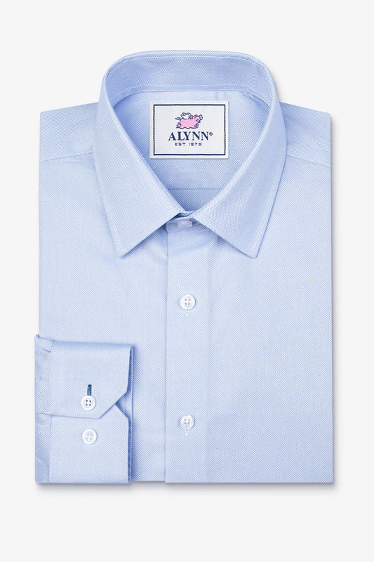 Elijah Slim Fit Light Blue Dress Shirt by Alynn