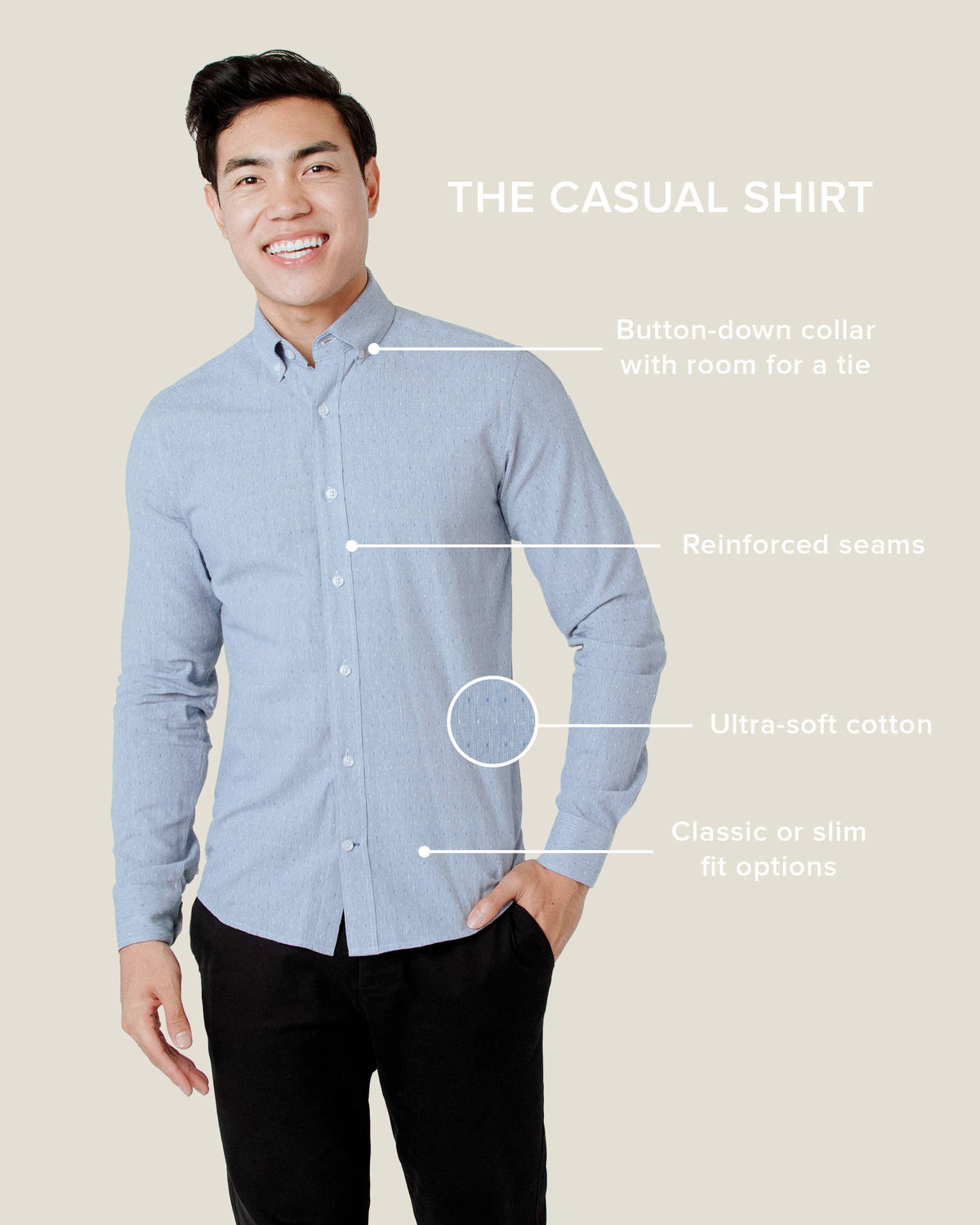 Caden Casual Untuckable Slim Fit Dress Shirt Green Alynn