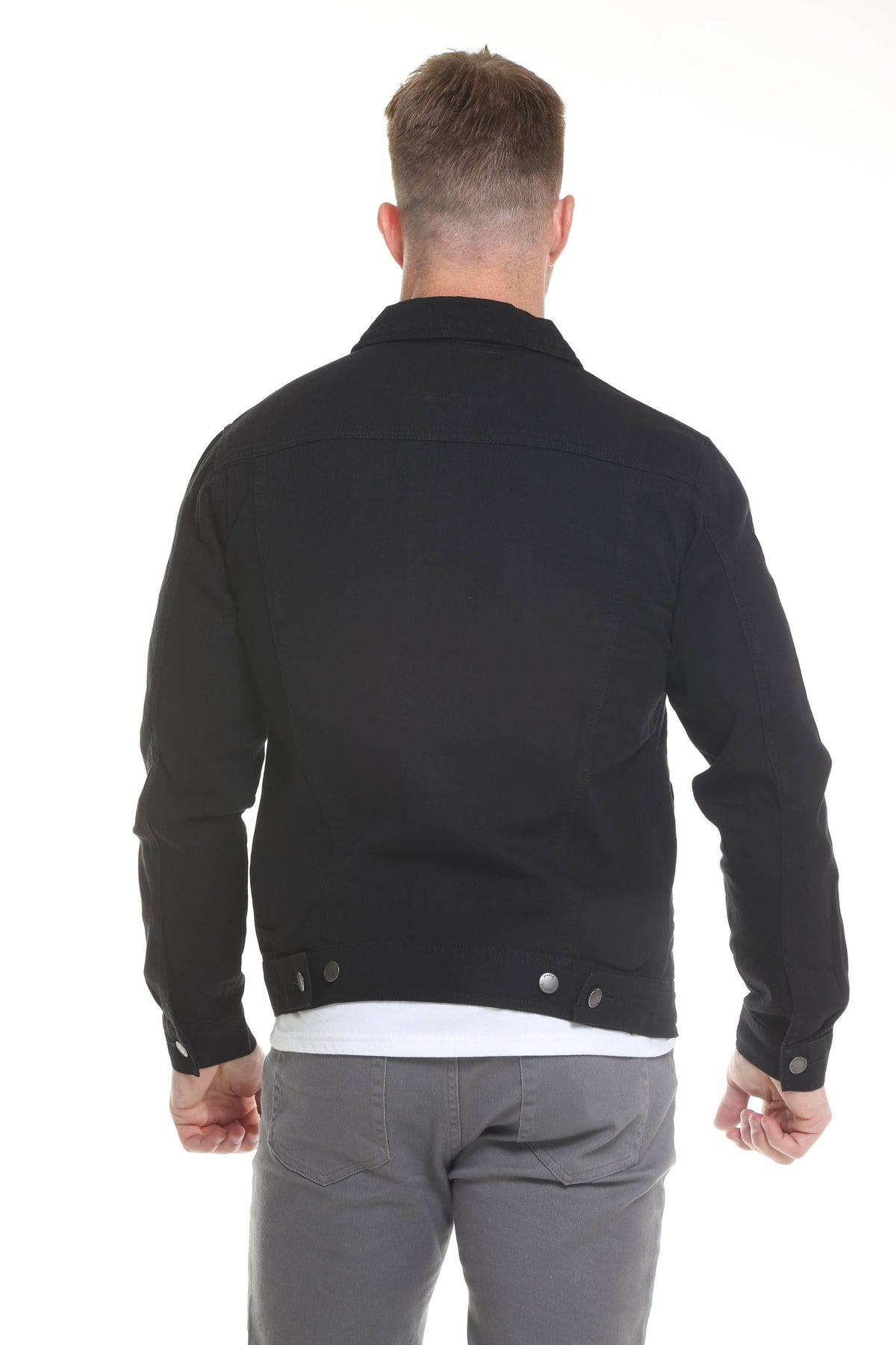 Black Men's Denim Jacket