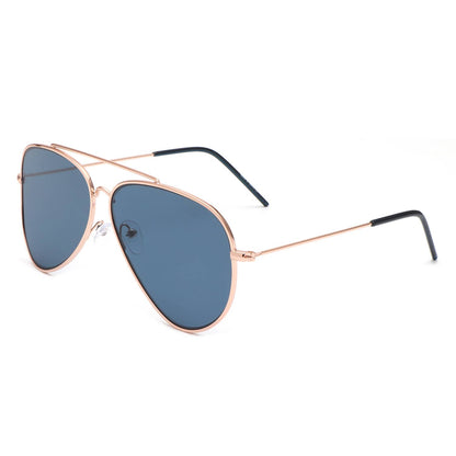 Classic Brow-Bar Retro Fashion Aviator Sunglasses