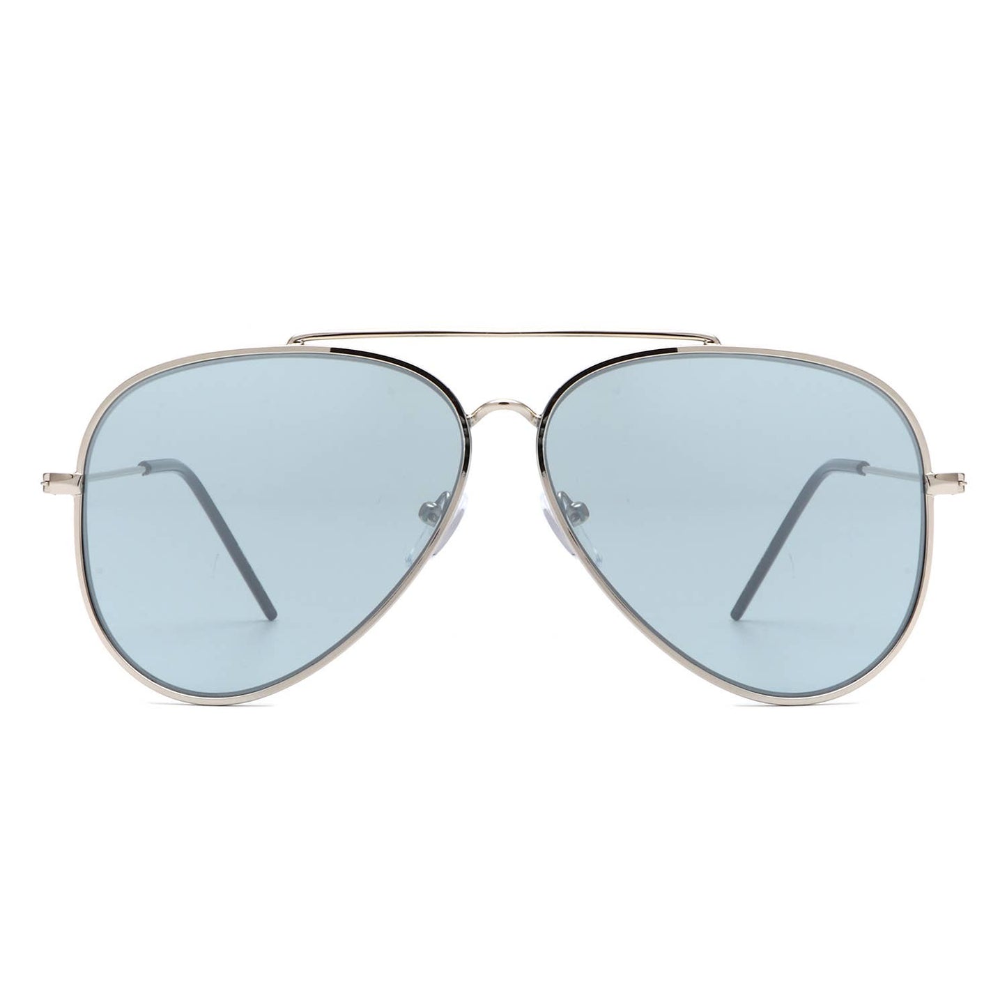 Classic Brow-Bar Retro Fashion Aviator Sunglasses