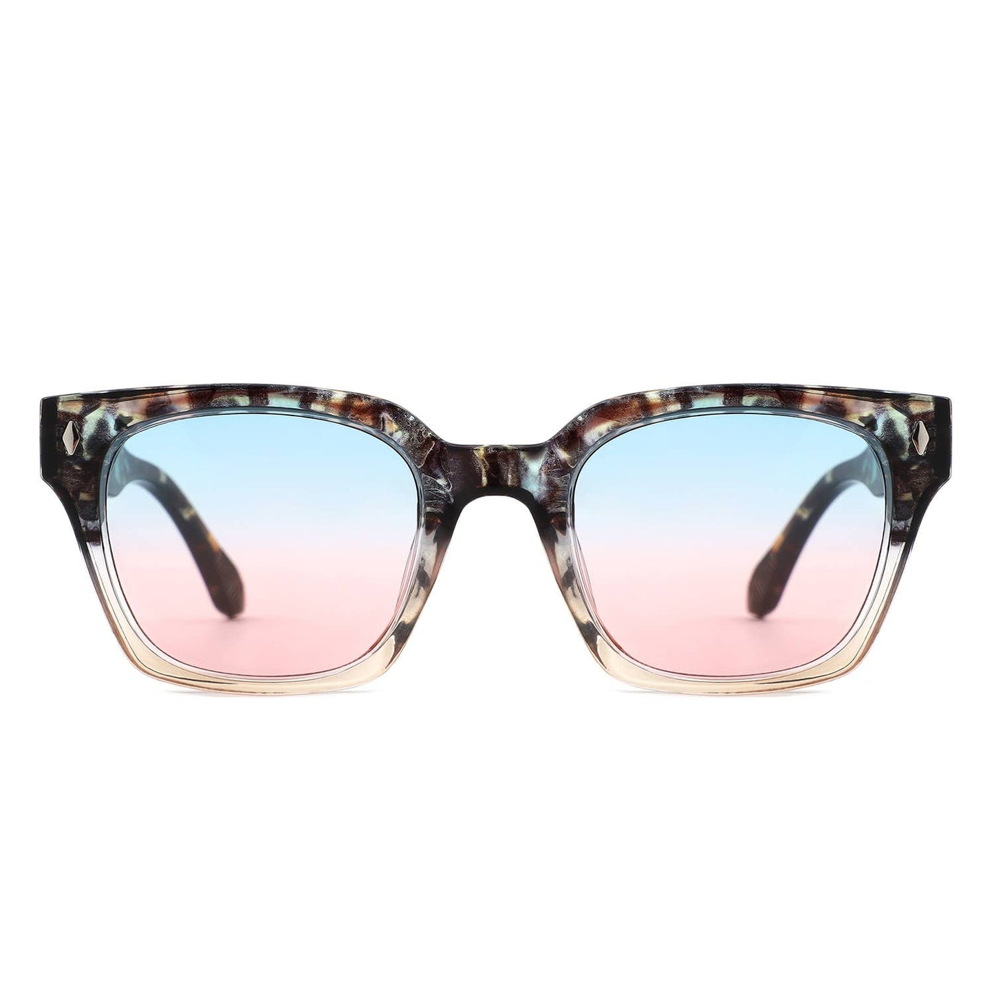 Chunky Retro Fashion Vintage Inspired Square Sunglasses