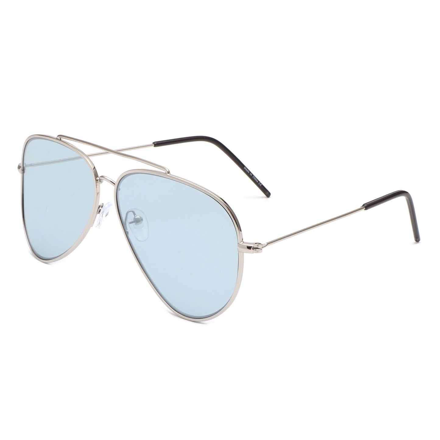 Classic Brow-Bar Retro Fashion Aviator Sunglasses