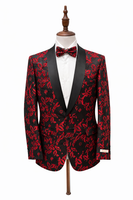 Red/Black Tux Blazer