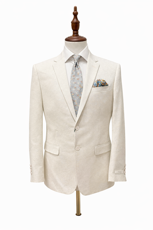 White Casual Blazer