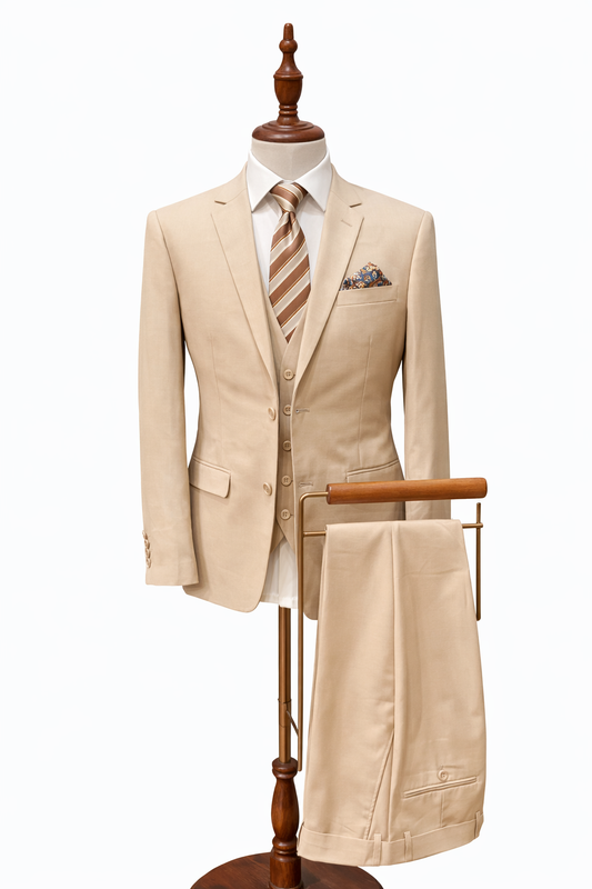 Beige Suit