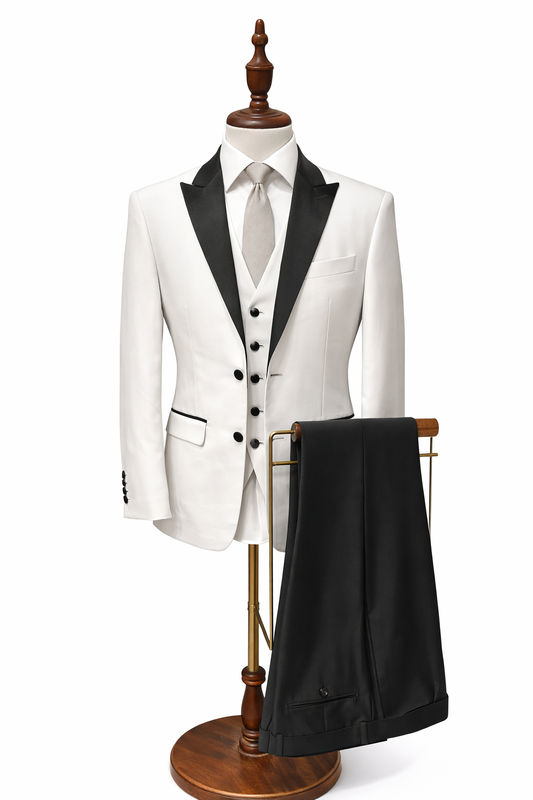White/ Black Tuxedo