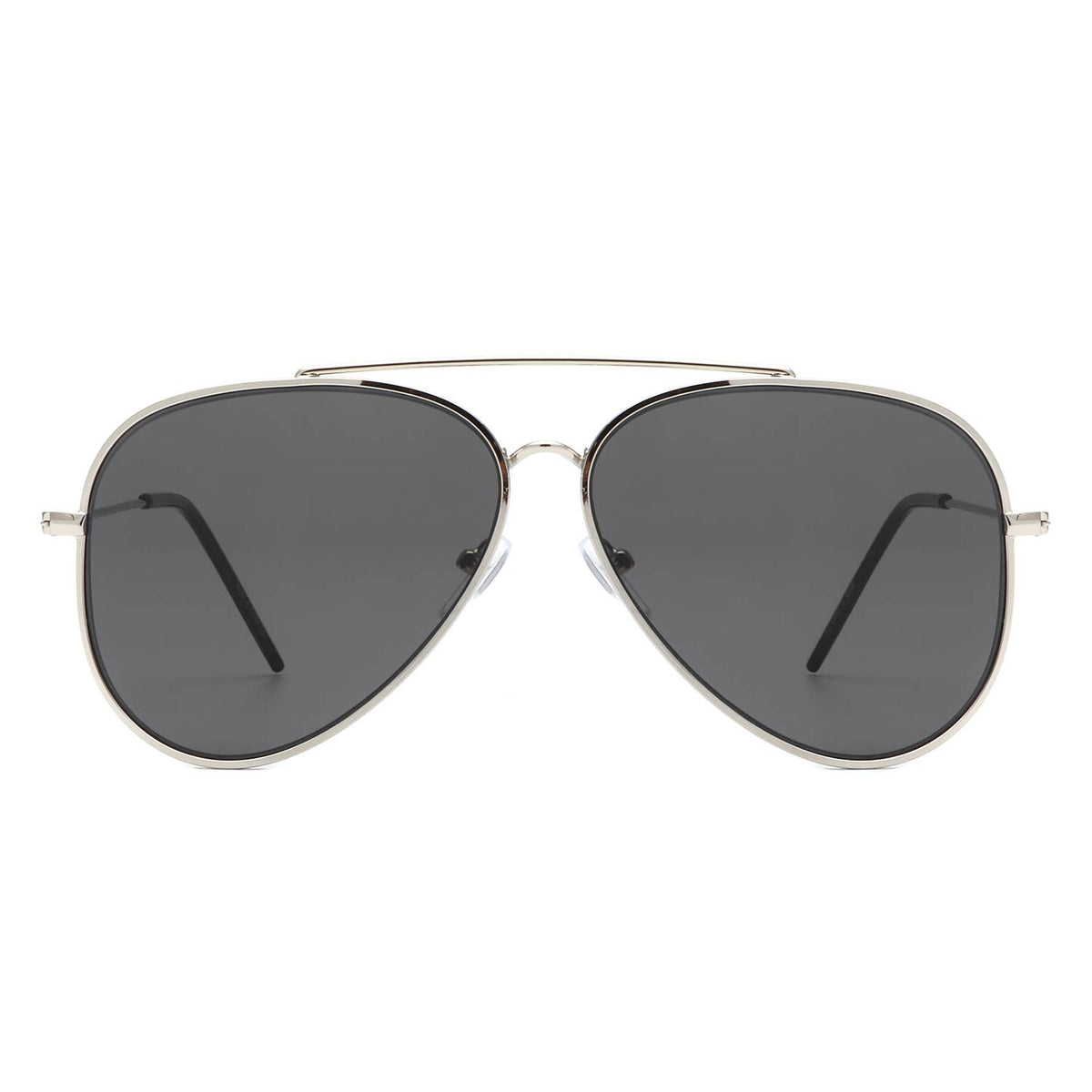 Classic Brow-Bar Retro Fashion Aviator Sunglasses