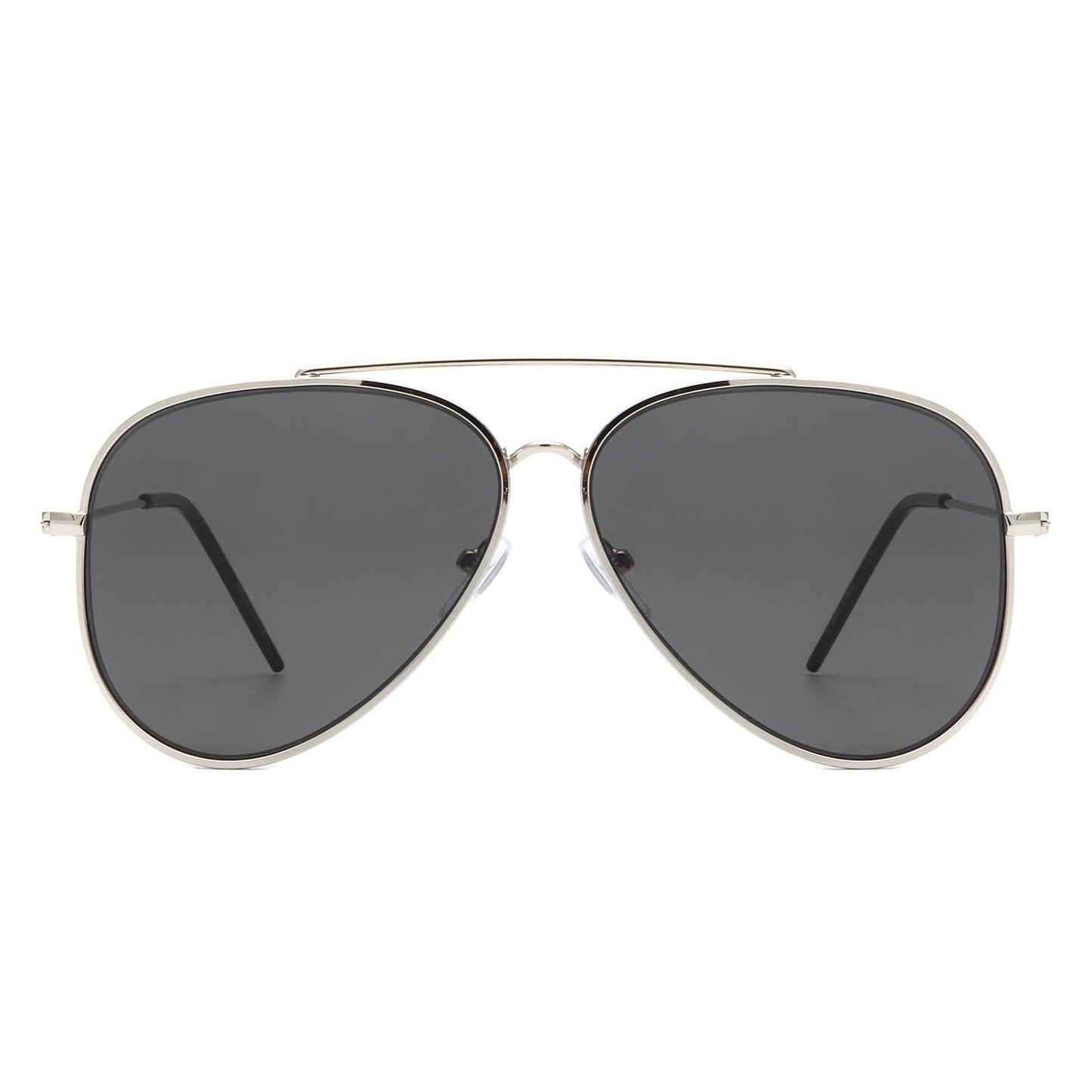 Classic Brow-Bar Retro Fashion Aviator Sunglasses