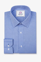 Elijah Standard Fit Medium Blue Dress Shirt by Alynn