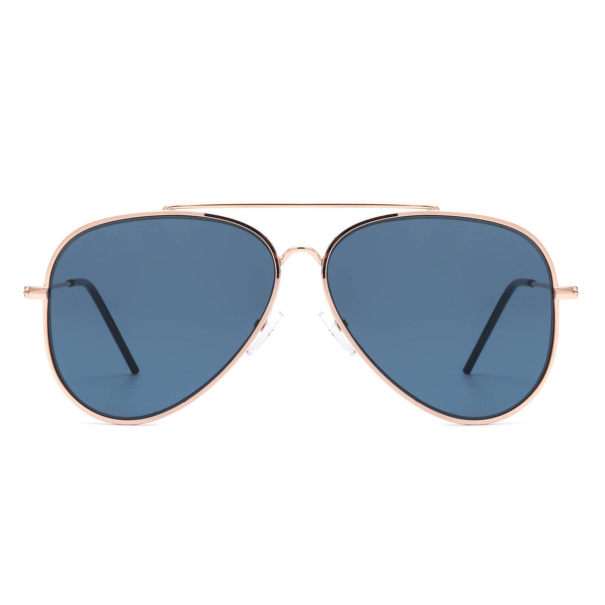 Classic Brow-Bar Retro Fashion Aviator Sunglasses