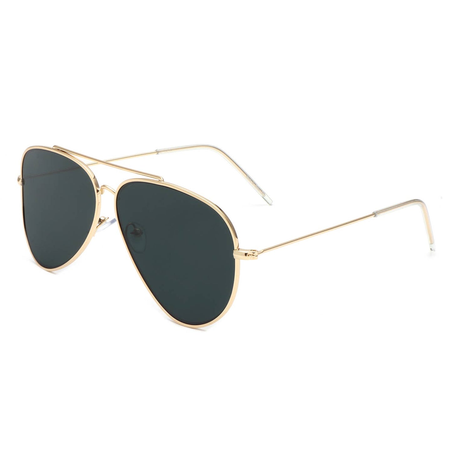 Classic Brow-Bar Retro Fashion Aviator Sunglasses