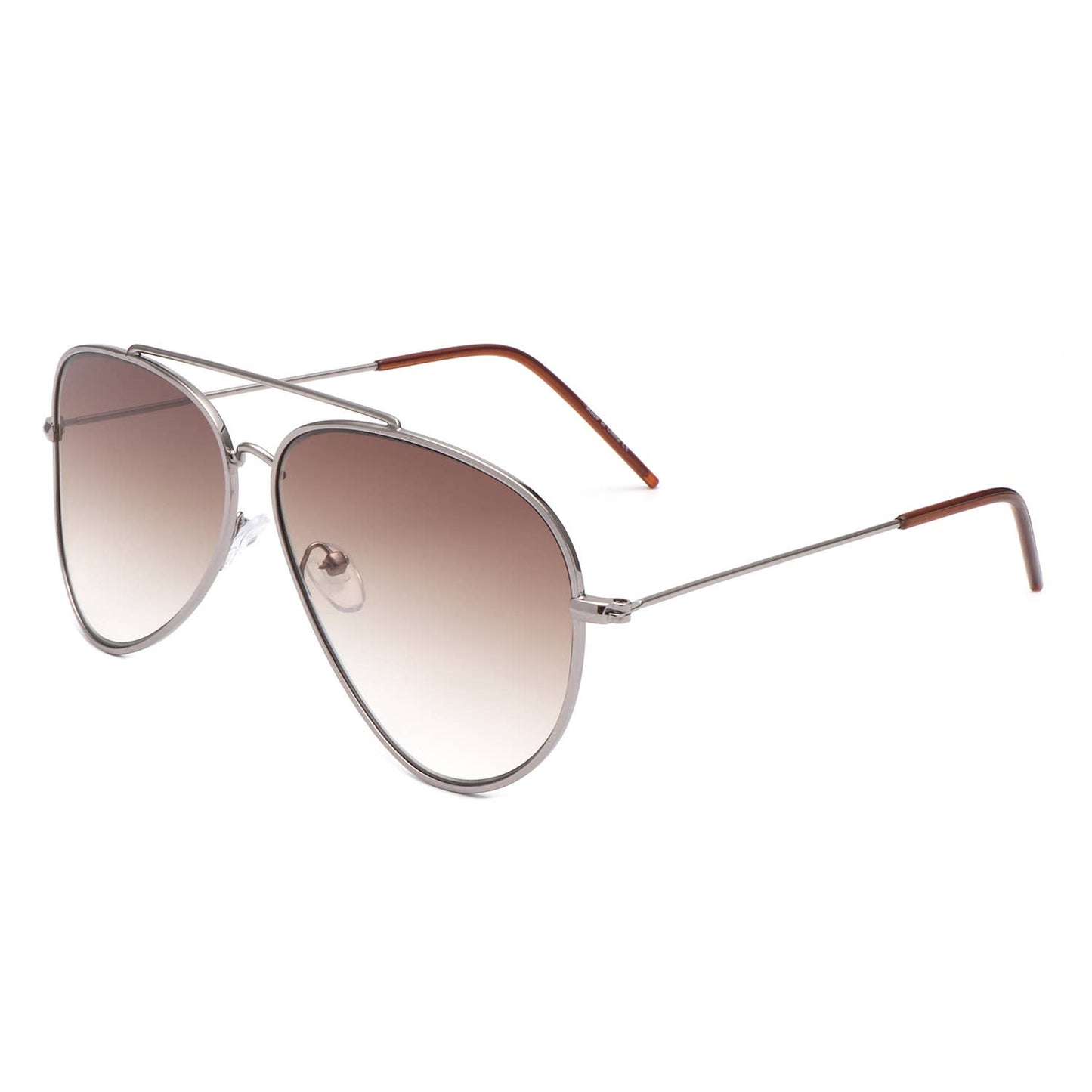 Classic Brow-Bar Retro Fashion Aviator Sunglasses