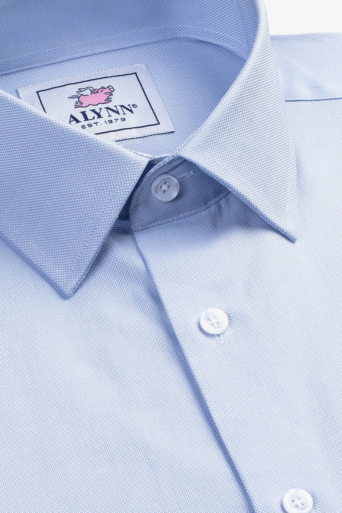Elijah Slim Fit Light Blue Dress Shirt by Alynn