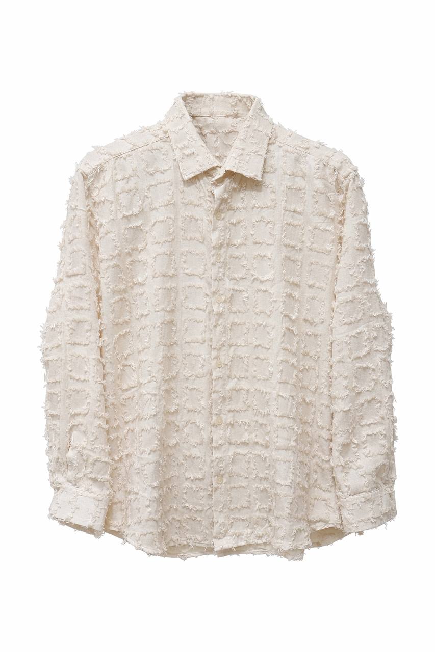 Men’s Textured Slim Fit Shirt