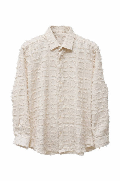 Men’s Textured Slim Fit Shirt