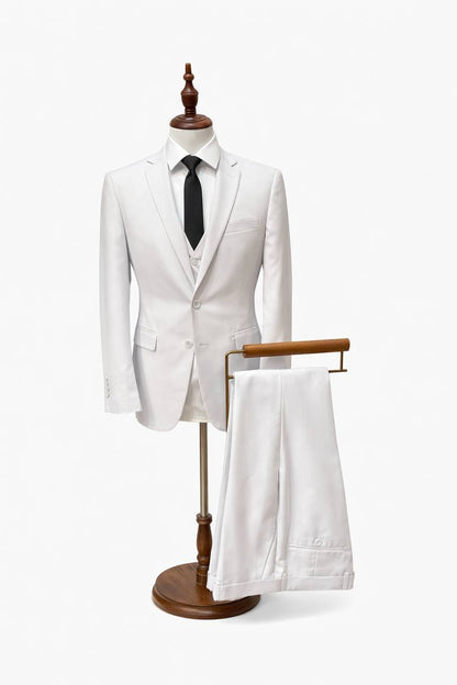 White Slim Fit Suit