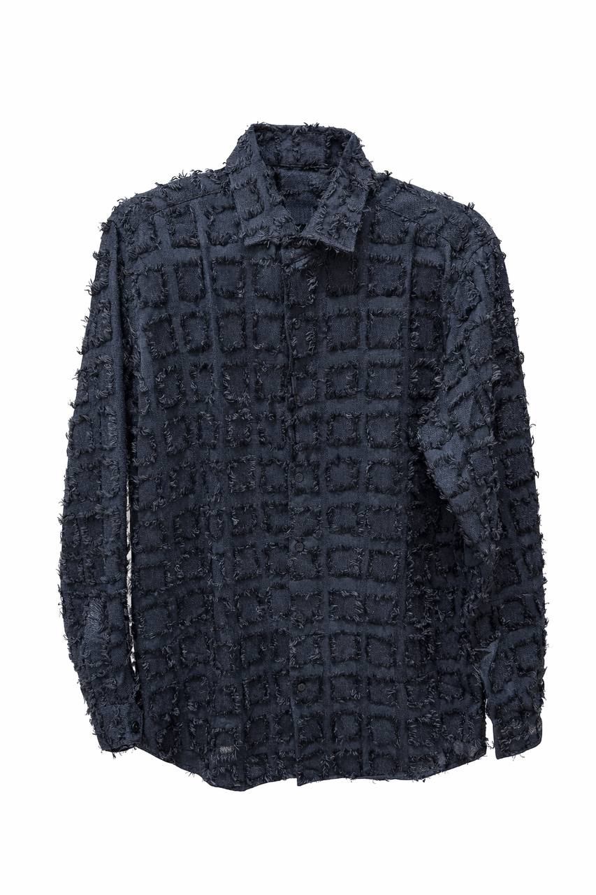 Men’s Textured Slim Fit Shirt