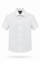 Men’s White Short Sleeve Dress Shirt