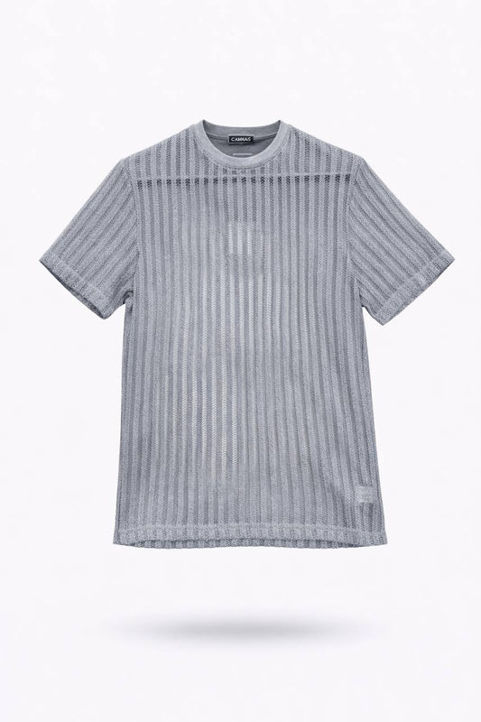 Men’s Grey Mesh T-Shirt